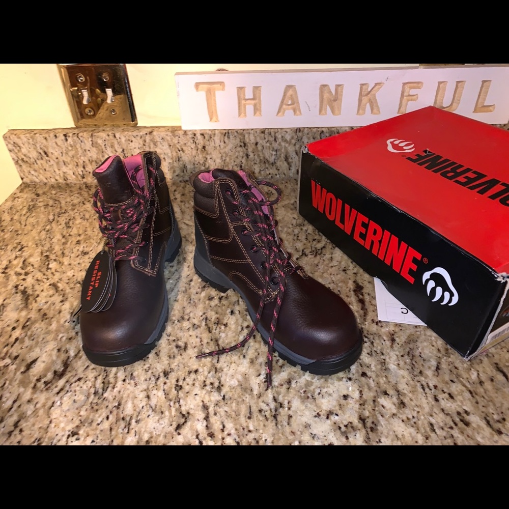 Steel toe boots